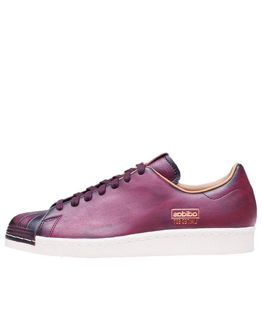 Adidas Purple Limited Edt X Superstar 'Burgundy' for men