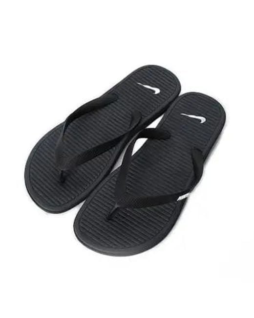 Nike Black Solarsoft 2 Flip Flop for men