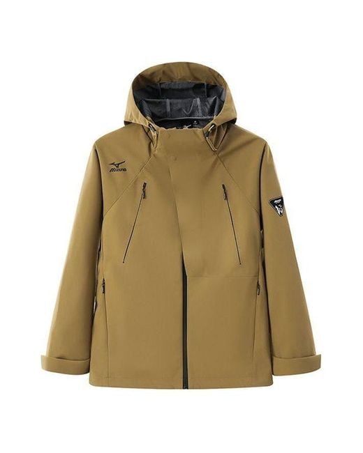 Mizuno Green Windbreaker Jacket for men