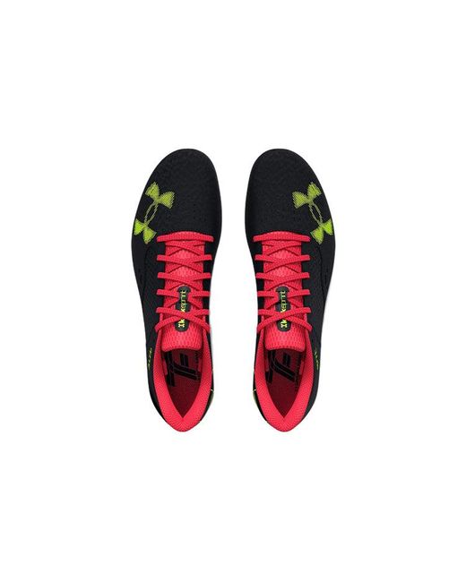 Under Armour Red Kick Sprint 4 Track Spikes Beta' for men