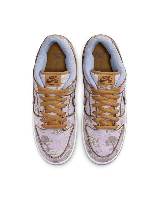 Nike Gray Sb Dunk Low Premium 'Pastoral Print' for men