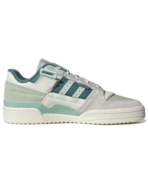 Adidas Blue Forum Exhibit Low Shoes 'Off Cloud Core' for men