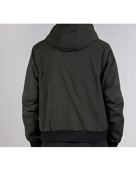 Adidas Black Sports Hooded Jacket for men