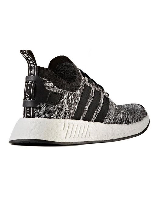 Adidas Black Nmd_R2 Primeknit 'Core' for men