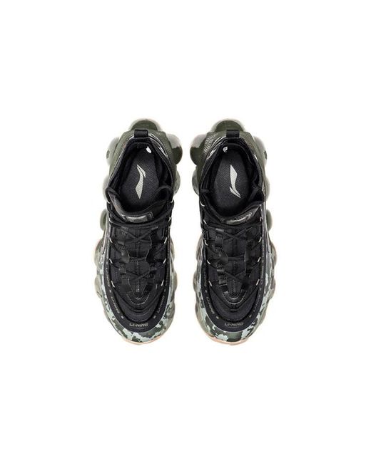 Li-ning Black Classic Basketball Mid for men
