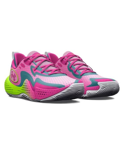 Under Armour Pink Spawn 5 Lime' for men