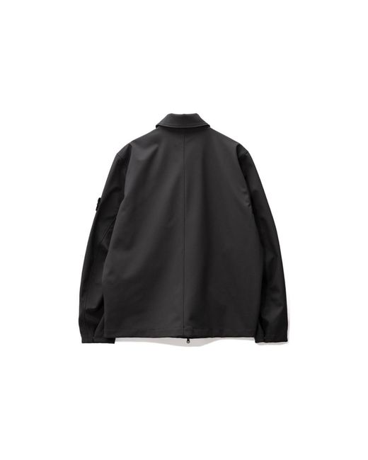 Stone Island Black Light Soft Shell-R Jacket for men
