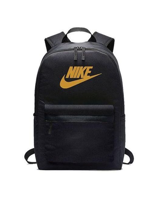 Nike Black Heritage 2.0 Backpack Metallic'