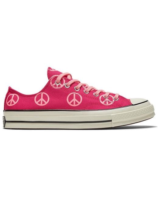 Converse Pink Chuck 70 Peace Sign for men