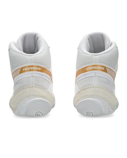 Asics White Snapdown 4 Pure' for men