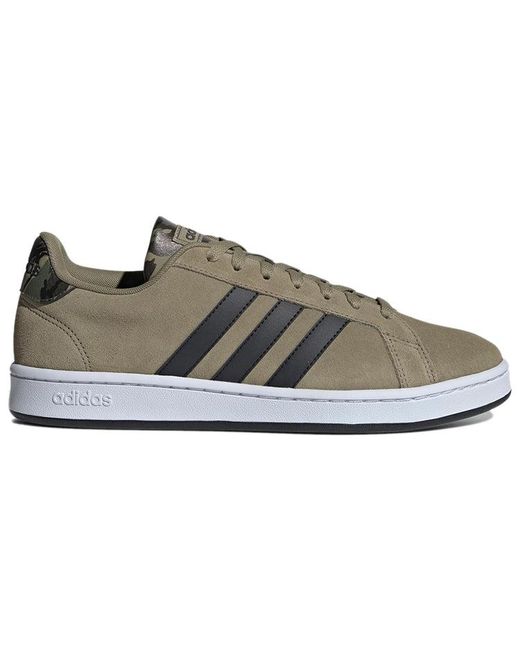 Adidas Brown Grand Court 'Orbit Carbon' for men
