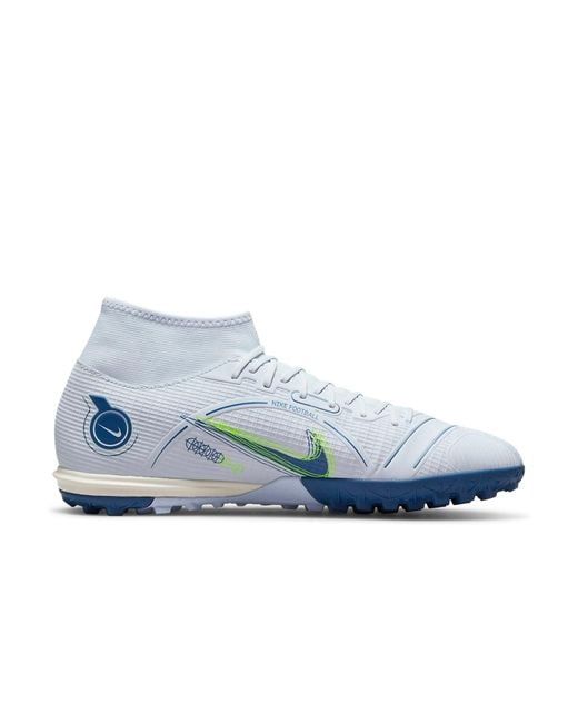 Nike Blue Mercurial Superfly 8 Academy Tf Light Marine' for men