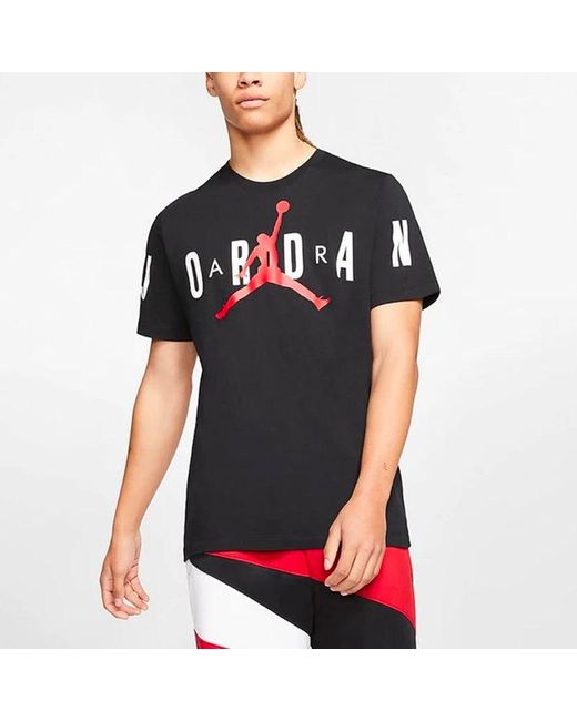 Nike Black Air Mj Dna Stretched Logo Print for men