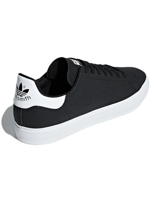 Adidas Black Stan Smith Vulc 'Core' for men