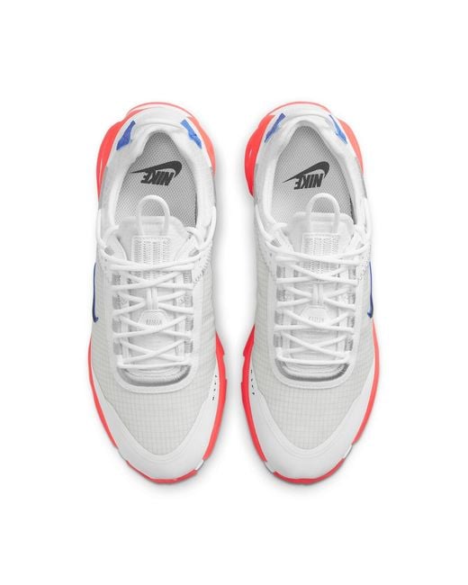Nike White React Live Bright Crimson' for men
