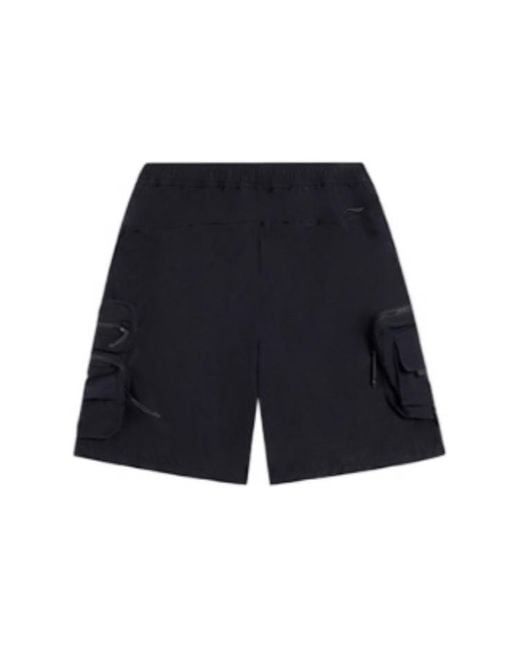Li-ning Blue Counterflow Cargo Shorts for men