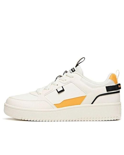 Anta White Skateboarding Series Sneakers for men