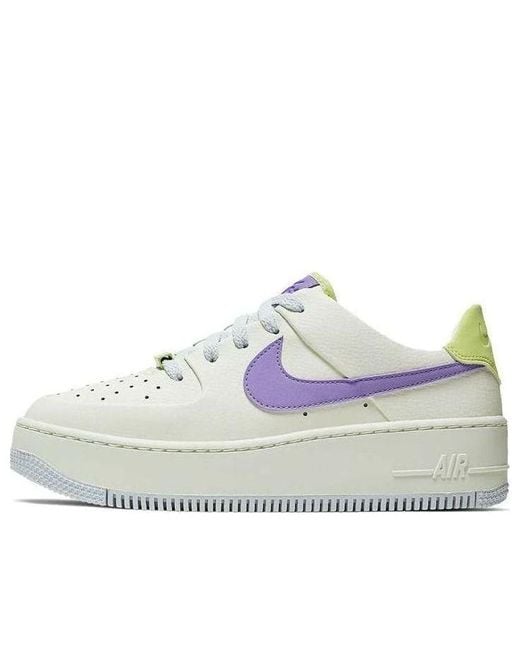 Nike White Air Force 1 Sage Low