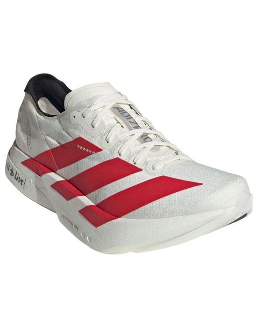 Adidas Red Adizero Adios Pro 4 for men