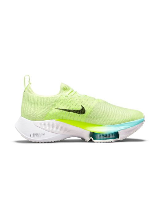 Nike Green Air Zoom Tempo Next% Flyknit
