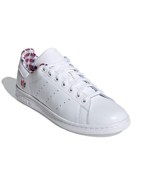 Adidas White Originals Stan Smith Multi Logo' for men