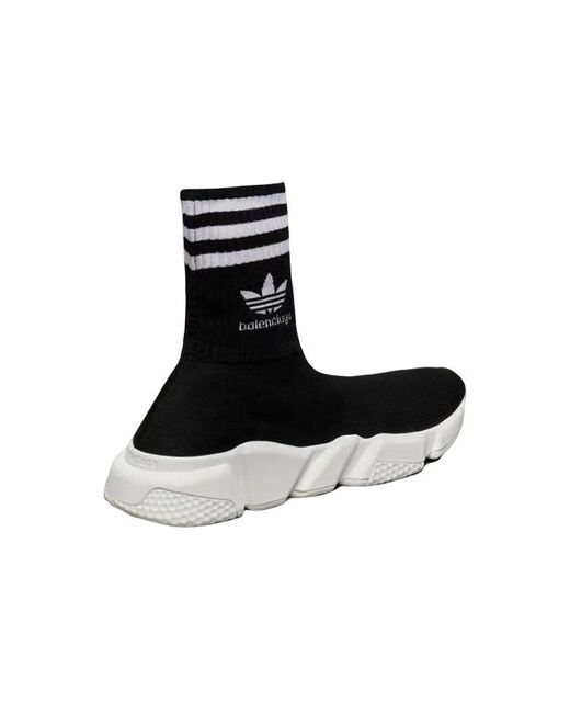 Balenciaga Black X Adidas Originals Speed Sneakers for men