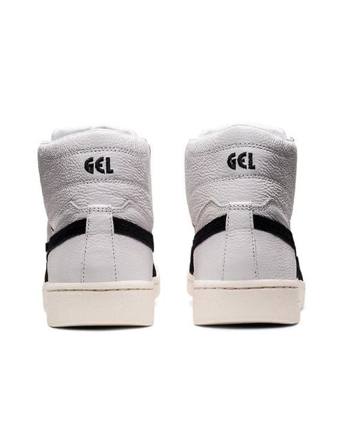 Asics White Gel-Ptg Mt ' Embossed Leather' for men