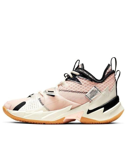 Nike Nike Jordan Why Not Zer0.3 'washed Coral' in White for Men | Lyst