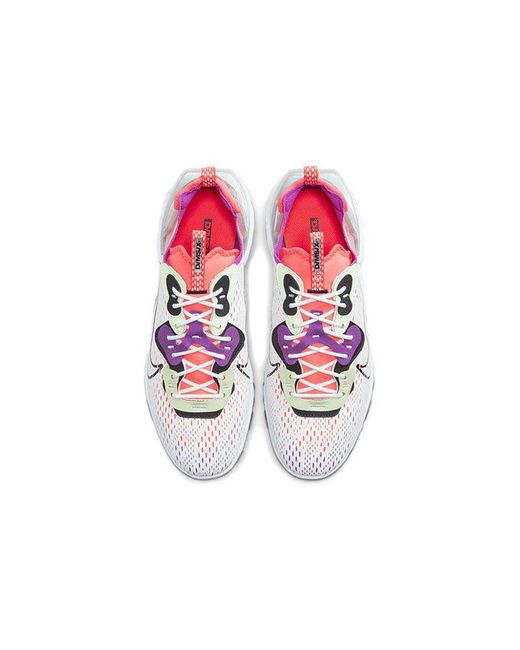 Nike White React Vision 'Barely Volt' for men