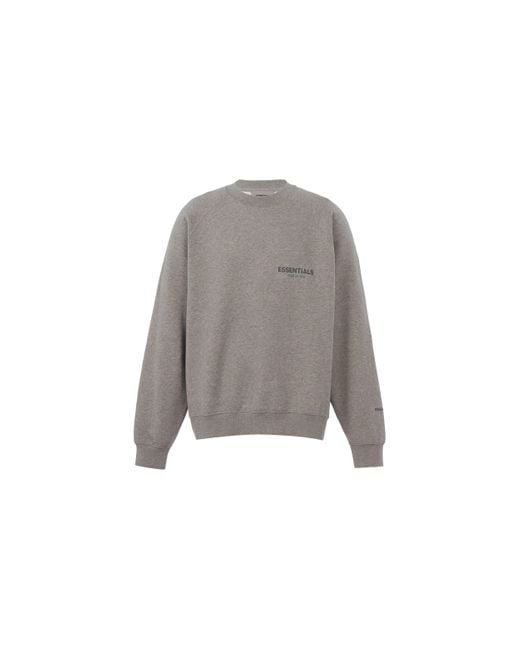 Fear Of God Gray Fw21 Pullover Crewneck Dark Heather for men