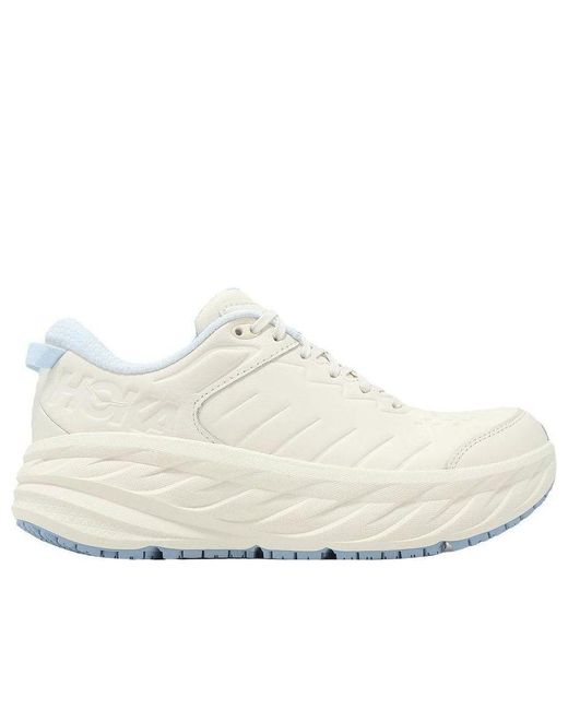 Hoka One One White Bondi Sr 'Alabaster Overcast' for men