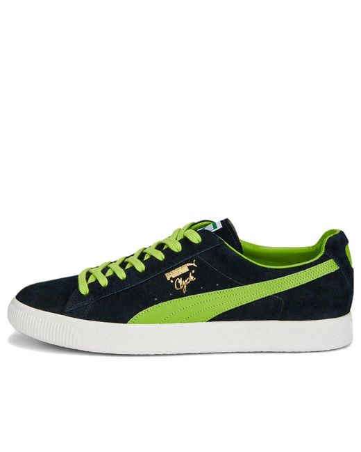 Green puma clyde sale
