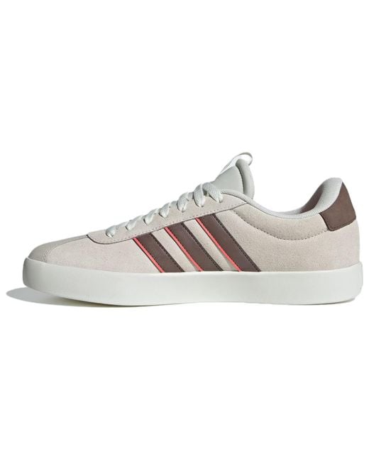 Adidas White Vl Court 3.0 Tan' for men