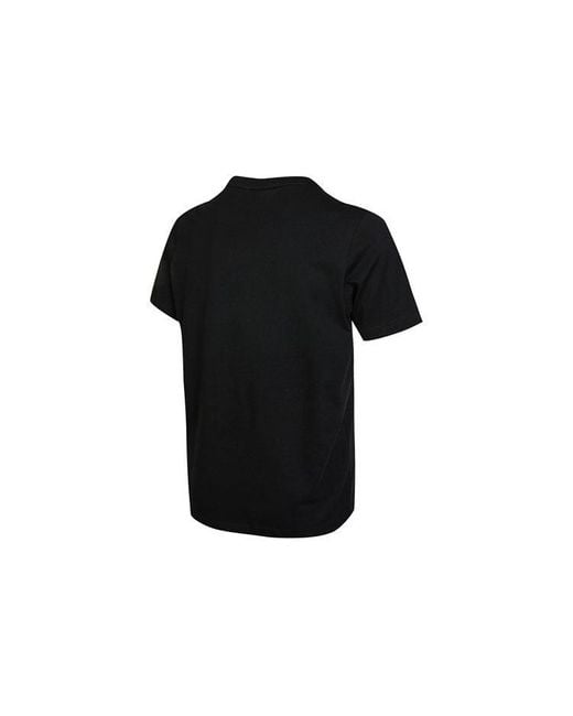 Adidas Black Mh Bp3 Tee1 Alphabet Logo Printing Round Neck Short Sleeve T-Shirt for men