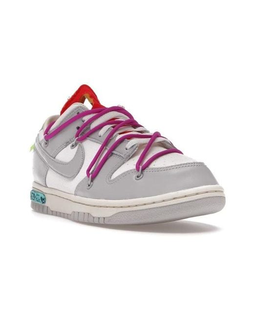 Nike White X Off- Dunk Low 'Lot 45 Of 50' for men