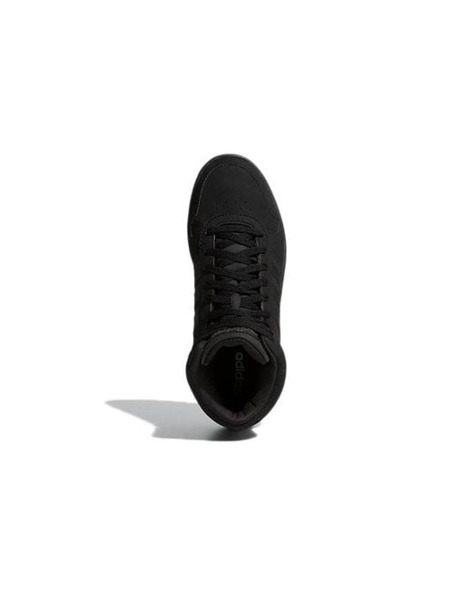 Adidas Black Hoops 2.0 Mid Shoes 'Core' for men