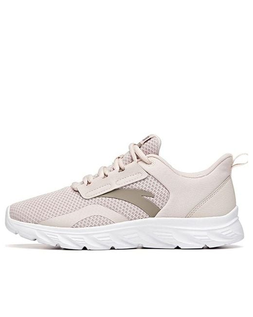 Anta White (Wmns) Life Series Sneakers 'Lotus'
