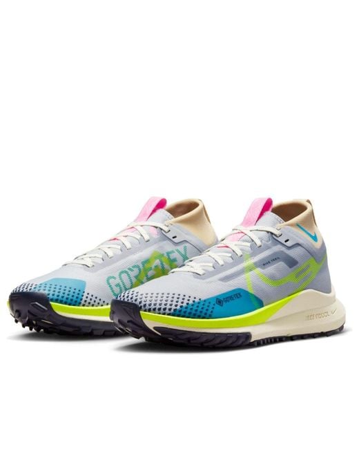 Nike Blue Pegasus Trail 4 Gore-Tex Waterproof Trail Running Shoes