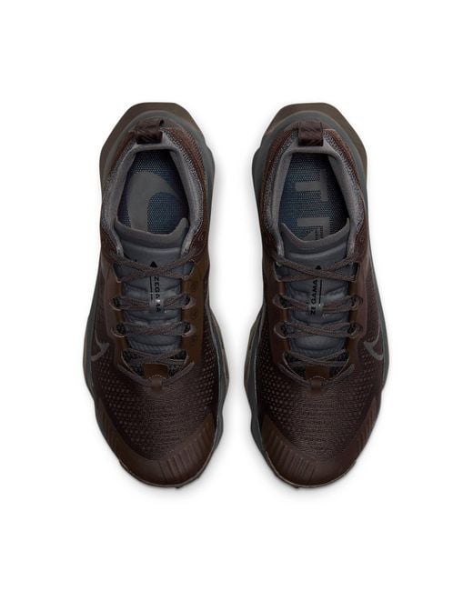 Nike Black Zoomx Zegama Trail Shoes for men