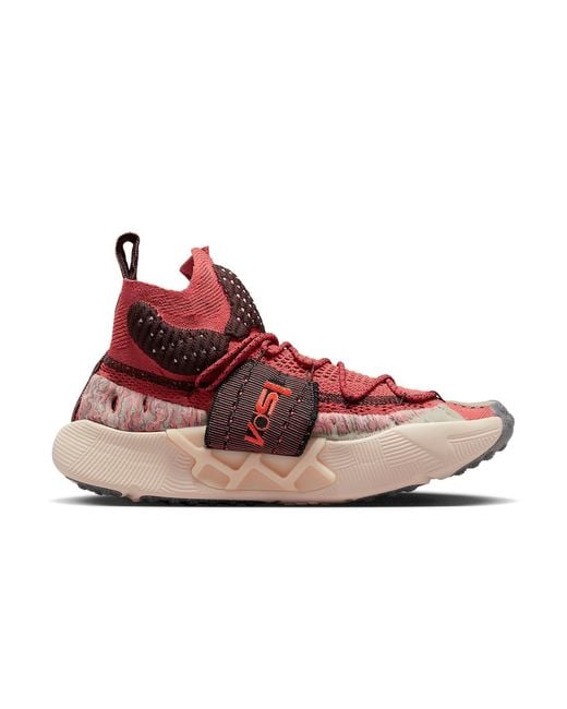 Nike Red Ispa Sense Flyknit 'Adobe' for men