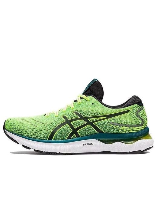 Asics Green Gel-Nimbus 24 'Safety' for men