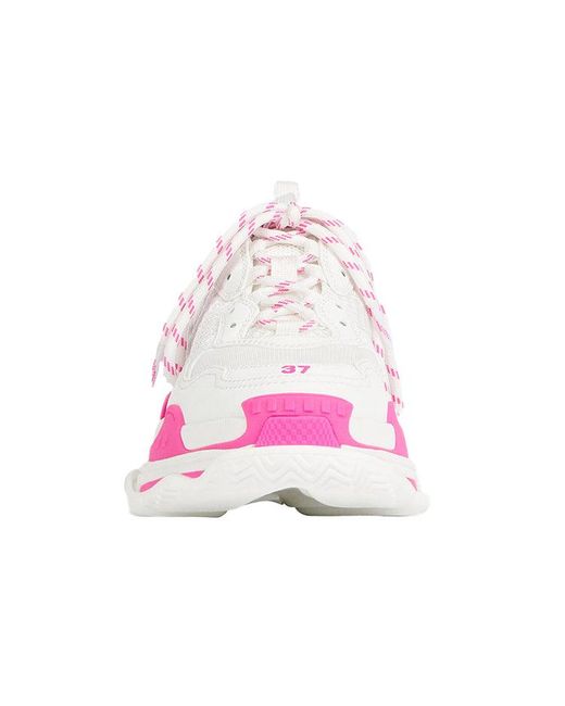 Balenciaga Pink (Wmns) Triple S Sneaker ' Fluo'