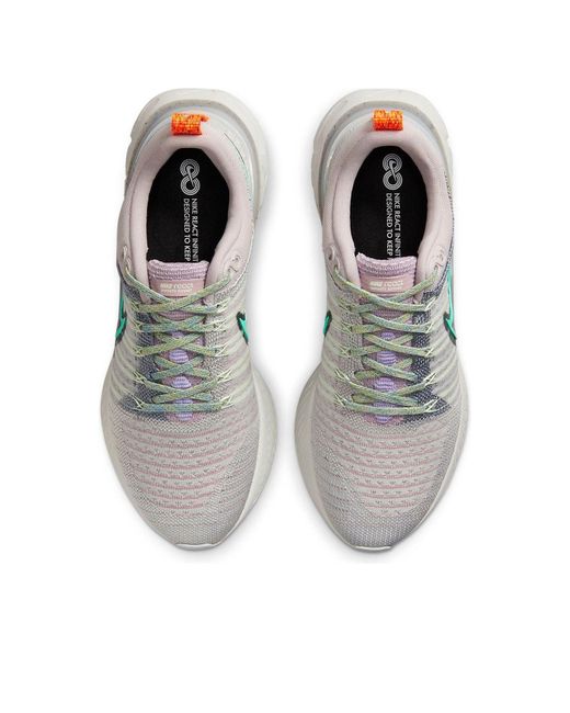 Nike Gray (Wmns) React Infinity Run Flyknit 2 Ash Light Menta'