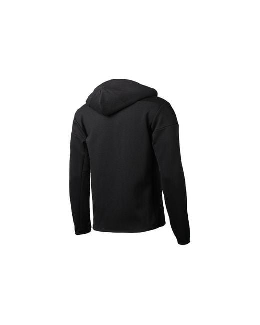 Adidas Black Real Zne Real Madrid Soccer/Football Sports Hooded Jacket for men
