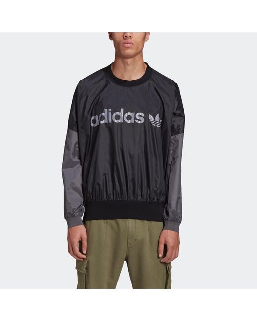 Adidas Black Originals X Human Made Crossover Embroidered Logo Round Neck Sports for men
