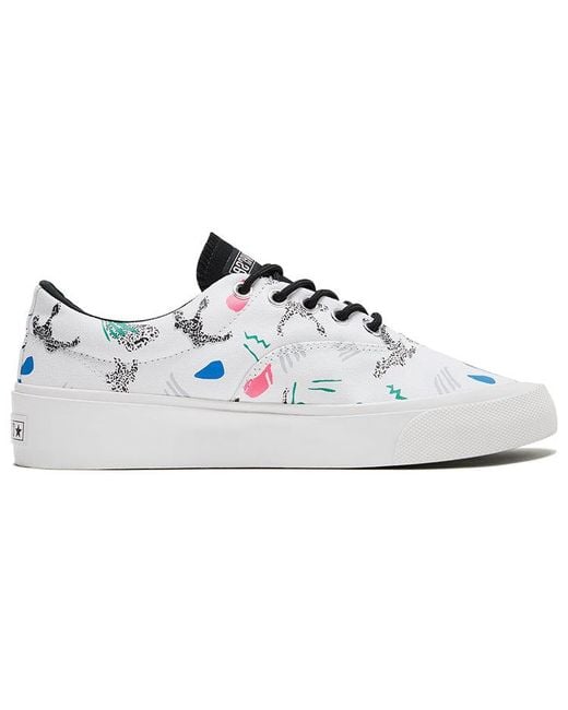 Converse White Skid Grip Cvo 'Archive Print for men