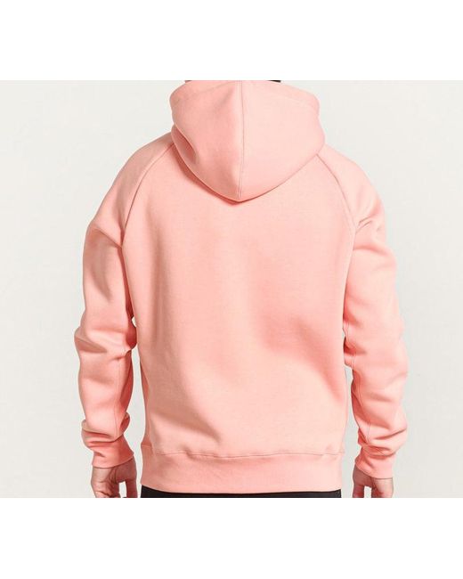Nike Pink Flying Embroidered Sports Hooded Jacket for men