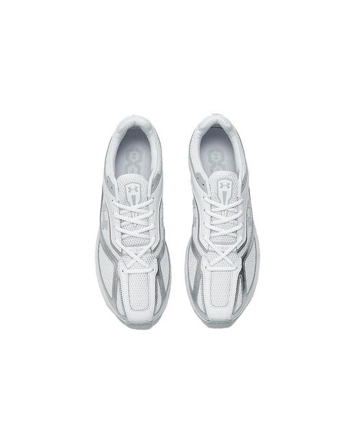 Under Armour White Hovr Apparition Metallic' for men