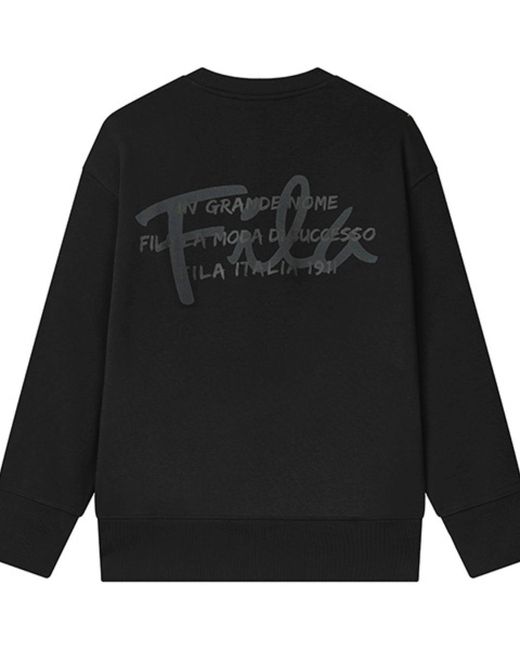 Fila Black Logo Sweater for men