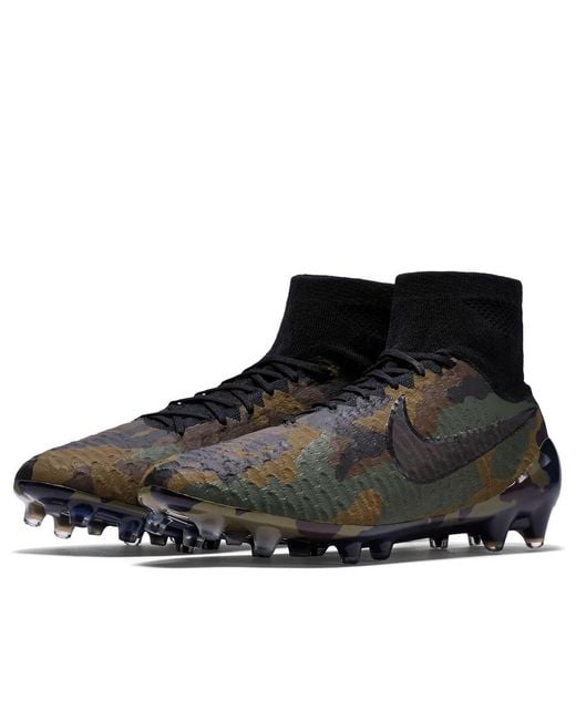 Nike Black Magista Obra 2 Fg Camo' for men